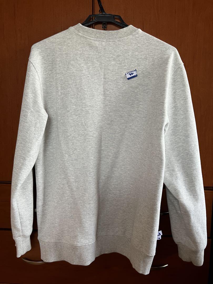 ADER ERROR x MAISON KITSUNE グレー トレーナー