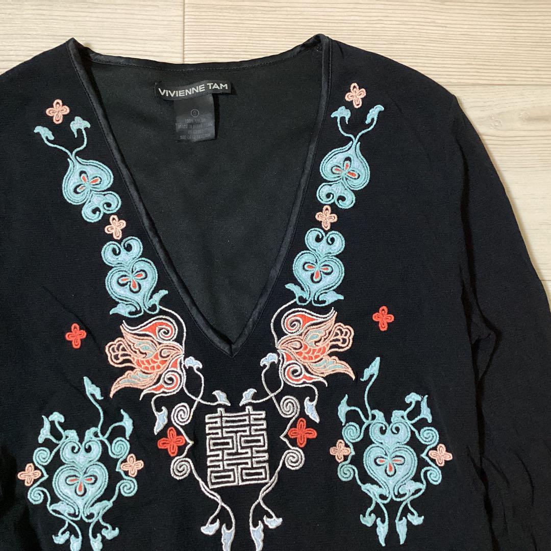 VIVIENNE TAM ヴィヴィアンタム　刺繍カットソー