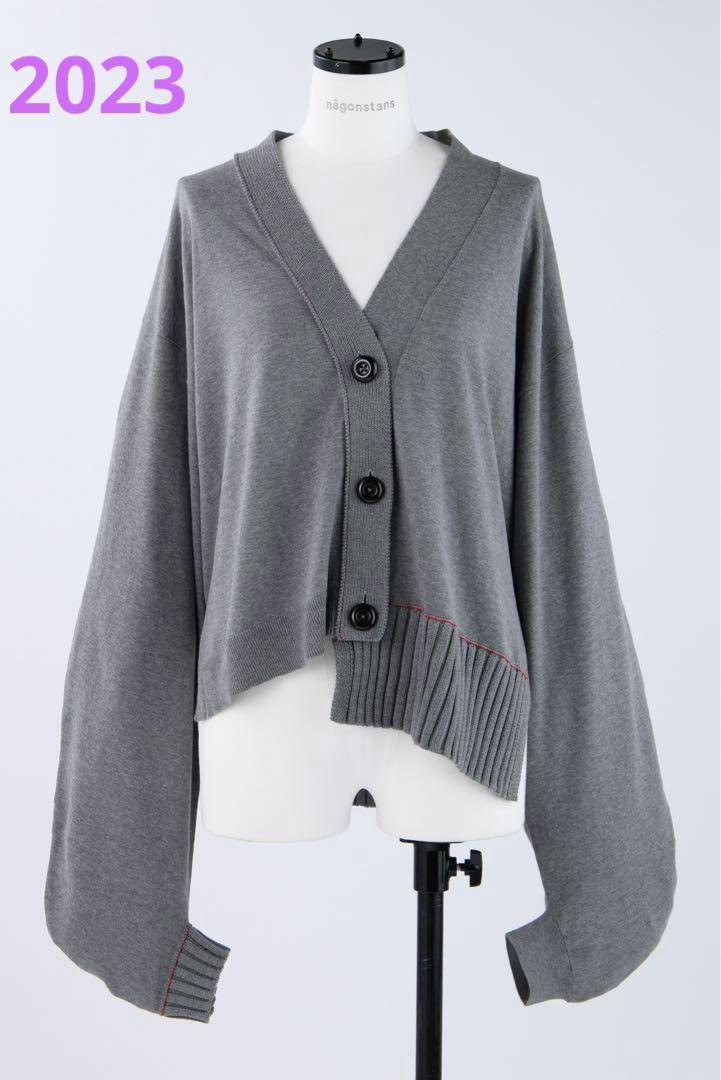 nagonstans ナゴンスタンスasymmetry-hem cardigan