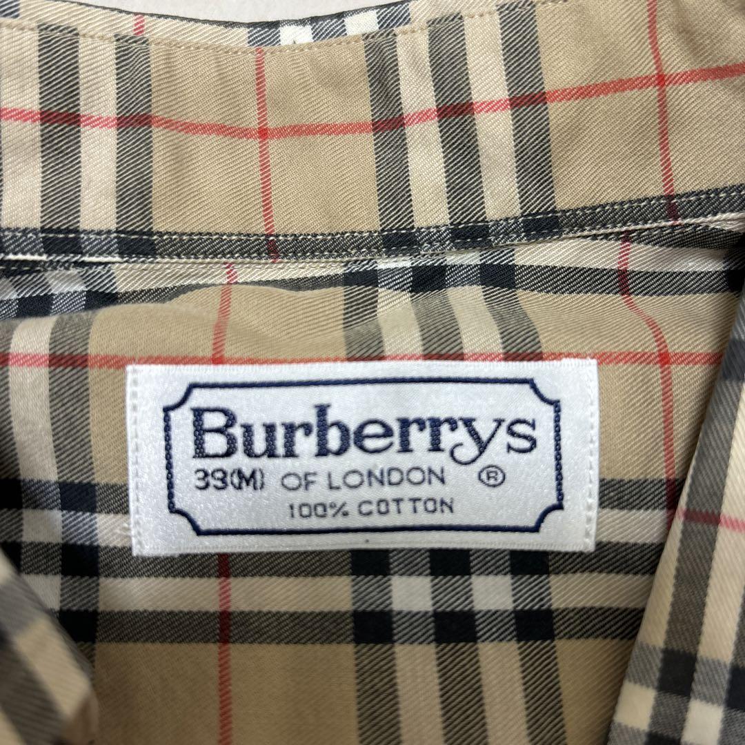 Burberrys チェック柄 長袖シャツ 39(M) 100%コットン