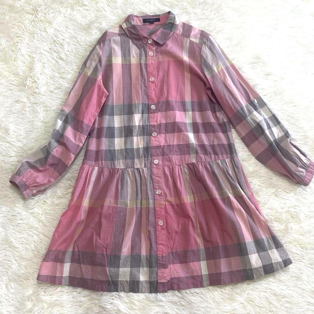 BURBERRY LONDON バーバリー ワンピース ピンク ノバチェック
