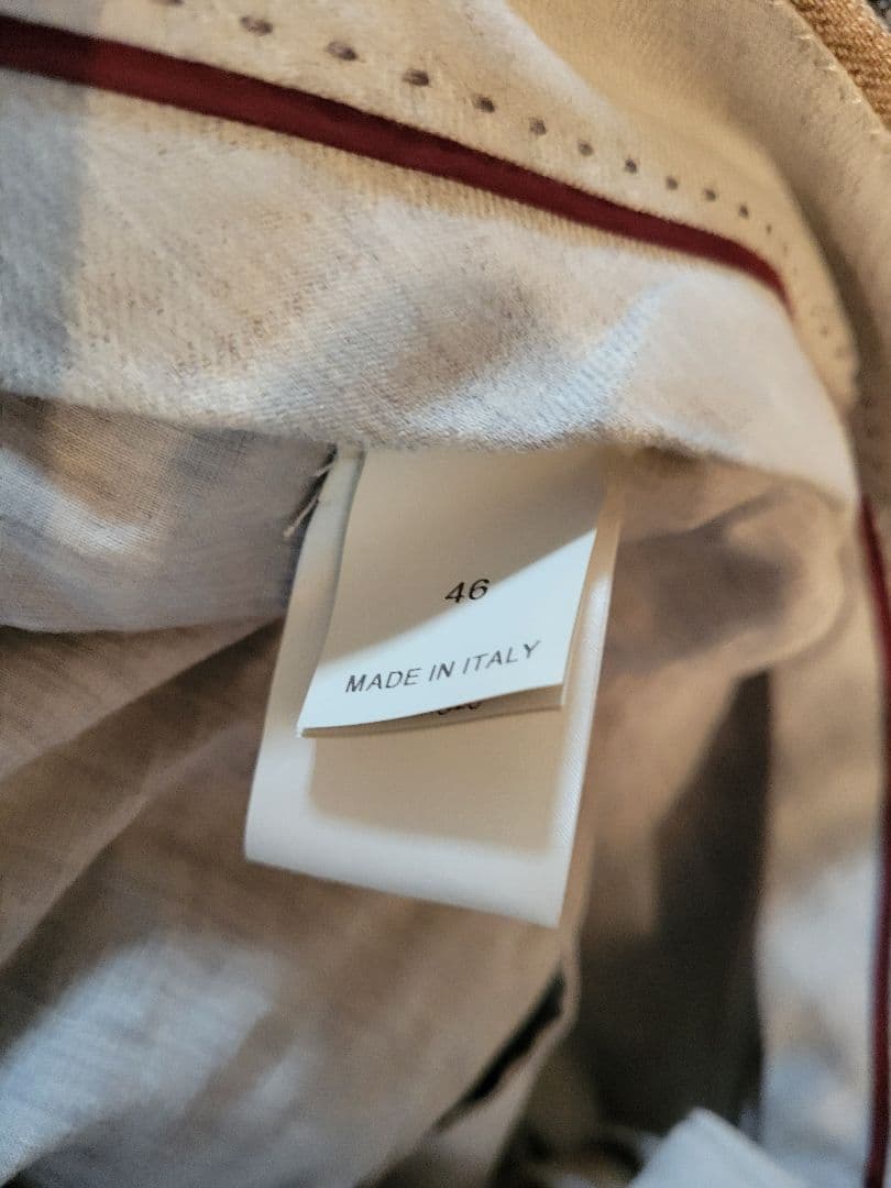 正規品 ブルネロクチネリ スーツ セットアップ 46/S-M リネン100% 麻 正規品 ブルネロクチネリ スーツ セットアップ 46/S-M リネン100% 麻