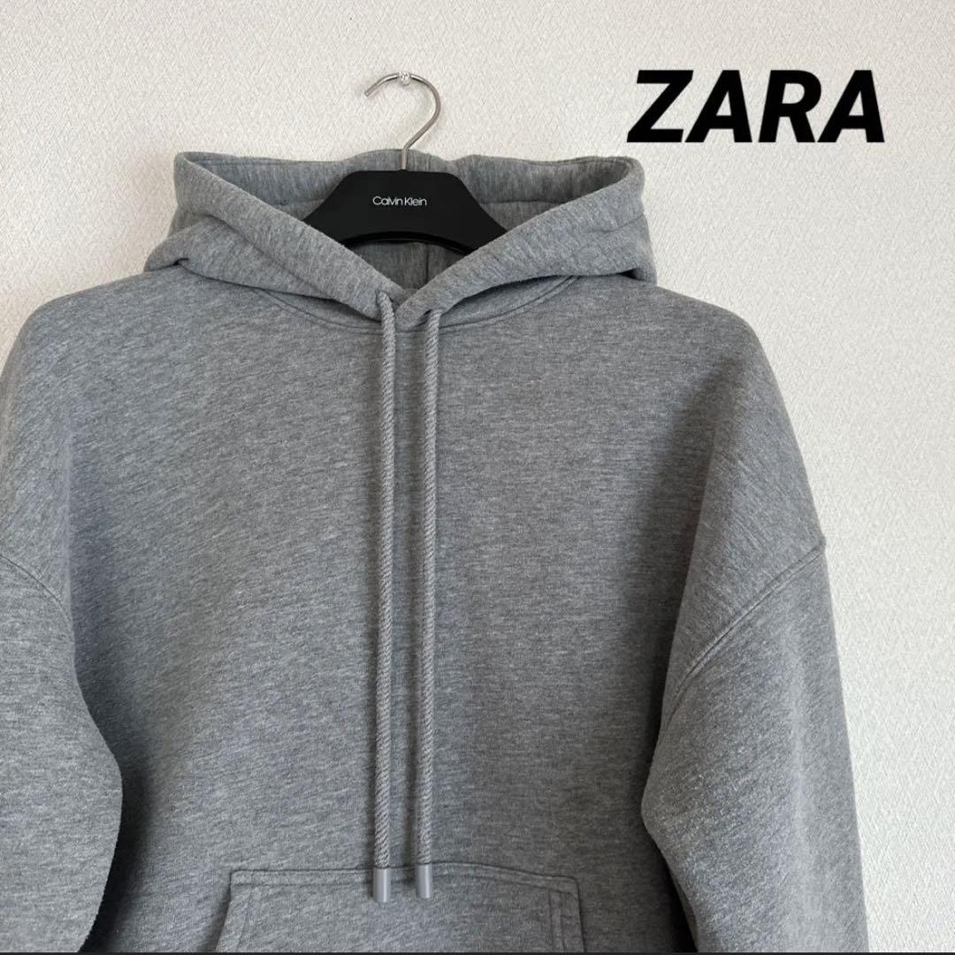 ZARAフードパーカーS