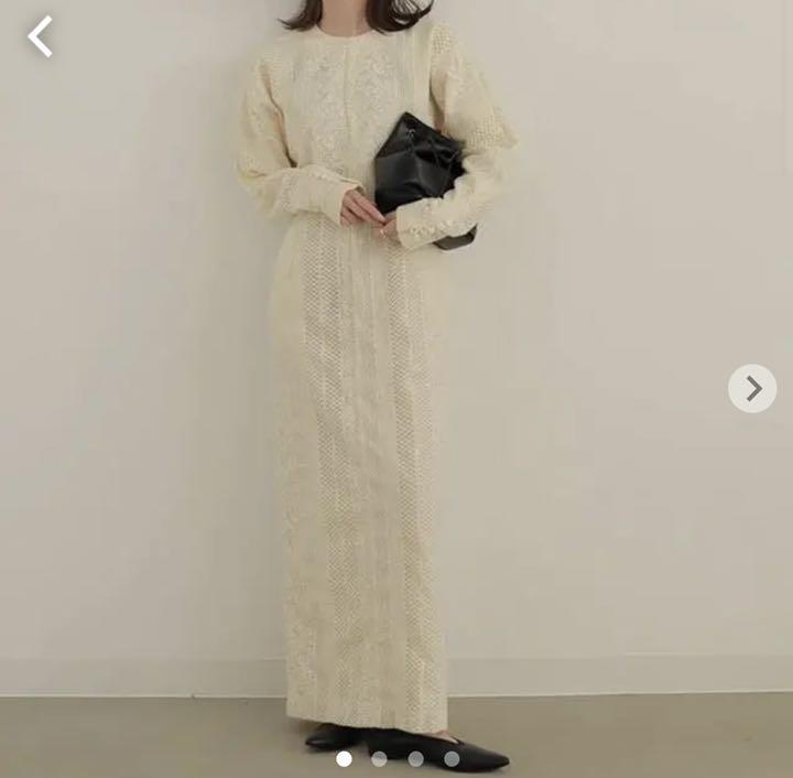 louren lace cocoon dress ワンピース | michiemee.ca