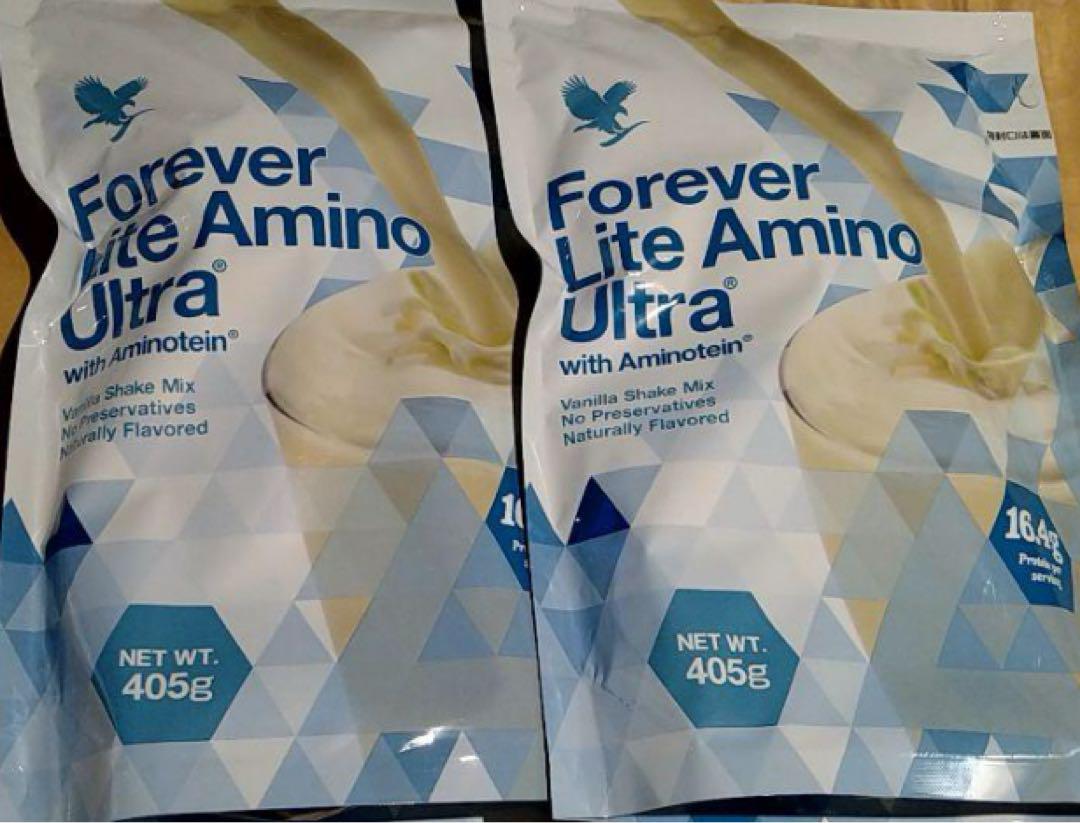 Forever Lite Amino Ultra バニラ 405g ２袋