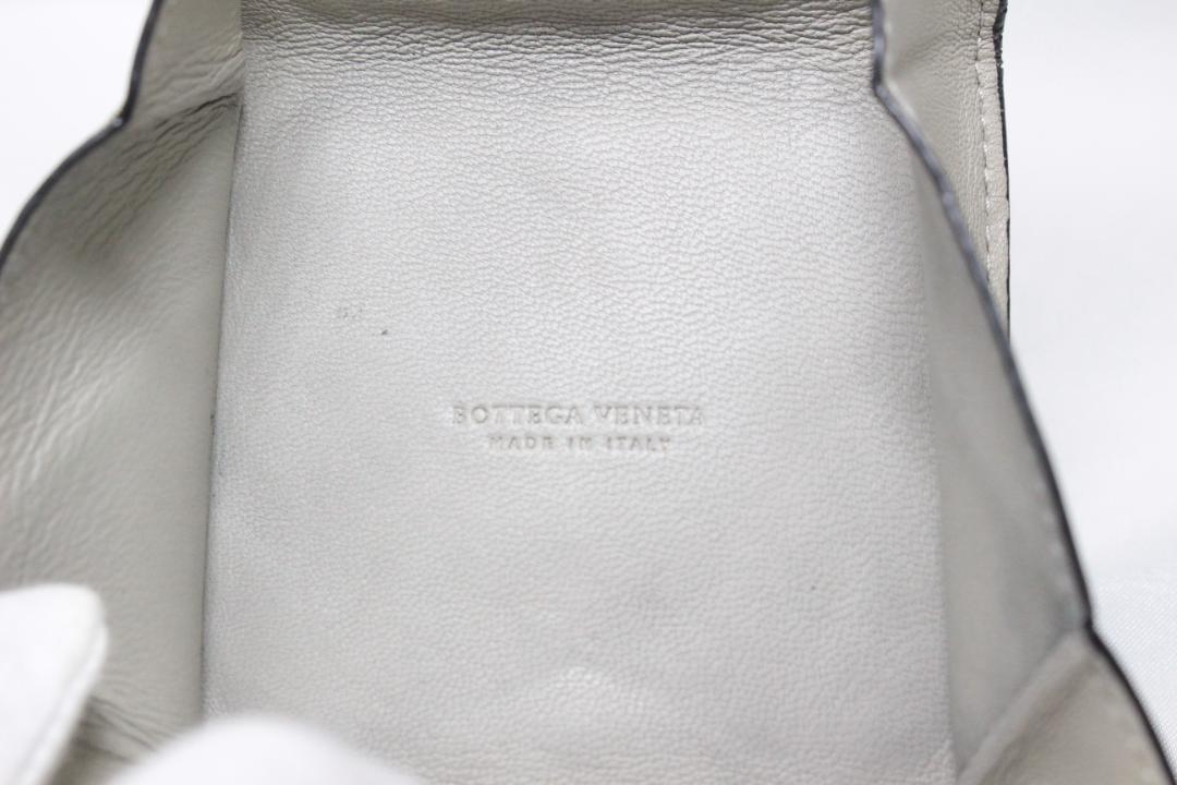 【Bottega Veneta】　イントレチャート　コインケース　ブラック