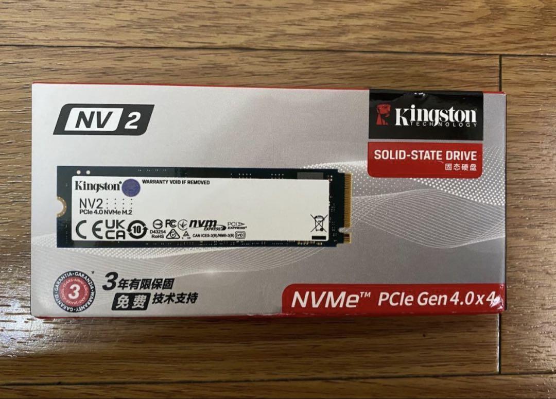 [NEW100%]SSD 2TB_Kingston NV2 NVMe内蔵型SSD