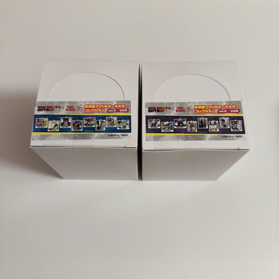 サカモトデイズ　タワレコ　名場面アクリルキーホルダー　缶バッジコレクション7個 サカモトデイズ タワレコ 名場面アクリルキーホルダー アクリル