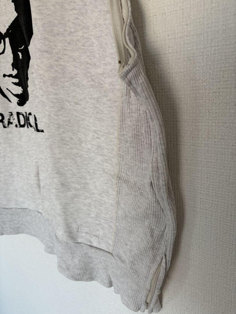 RADICALプリント グレー ノースリーブベスト