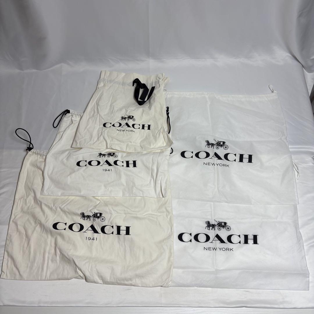 61枚‼️coach コーチ保存袋　巾着袋 coach コーチ 保存袋 巾着袋 - メルカリ