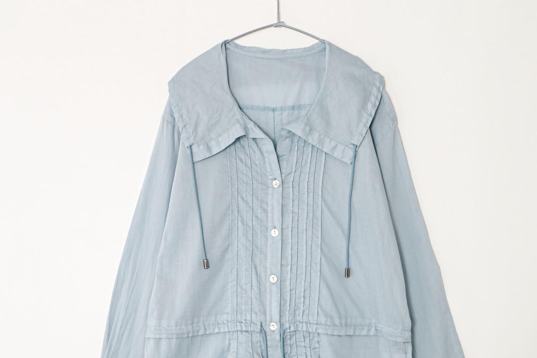 えしから G421■新品・定価22050円■ミキシングブルー■チュニック・ブラウス mNTF1-m52169939446 カラー