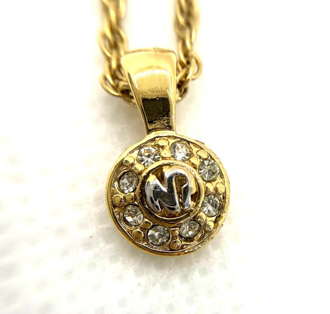 【未使用品】NINA RICCI ニナリッチ ゴールド ヴィンテージネックレス NINA RICCI - 美品 ヴィンテージ ネックレス ゴールド