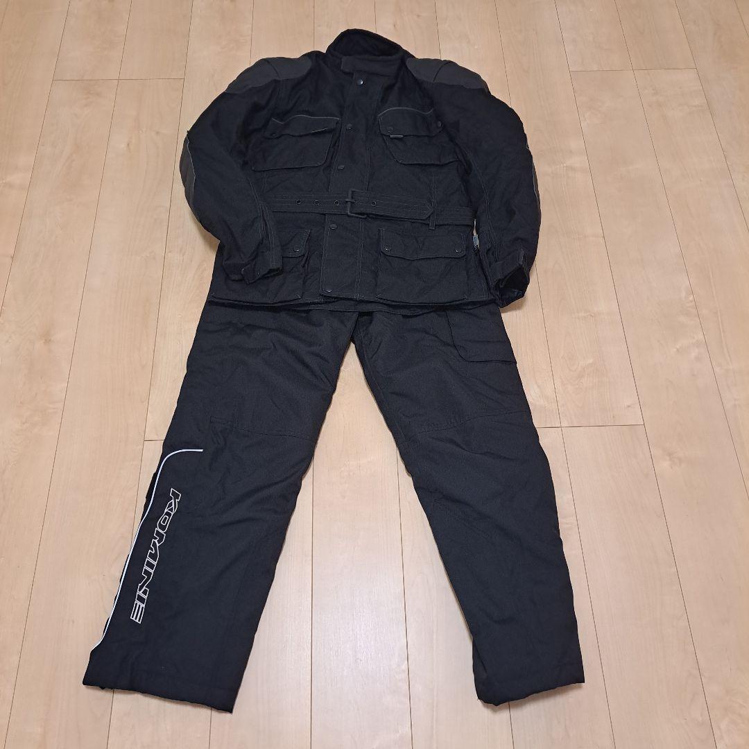 バイクウェア ジャケットとパンツセット 黒