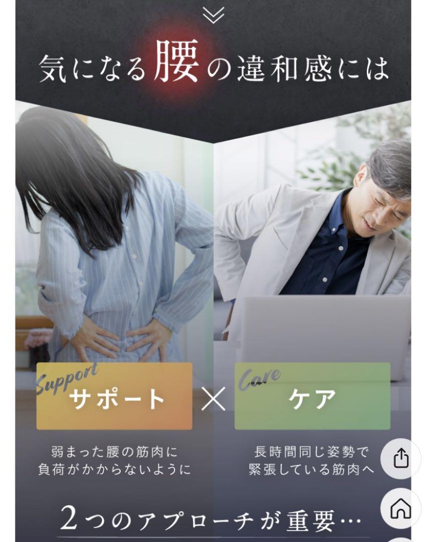 【送料無料】NIPLUX 電動温熱腰サポーター