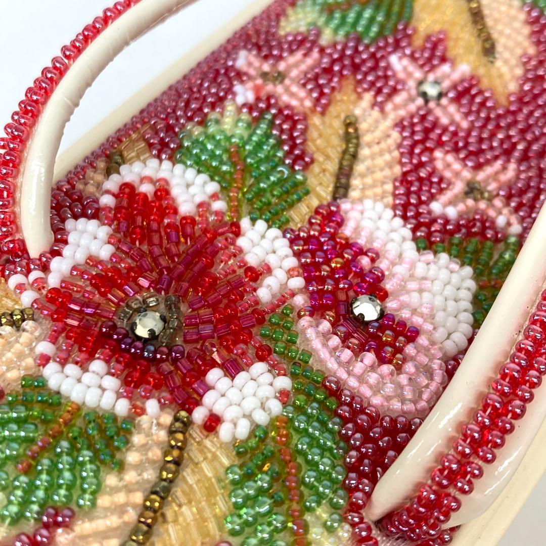 【着物と帯 時流】Z241095y◆訳あり 新品 ビーズ草履◆