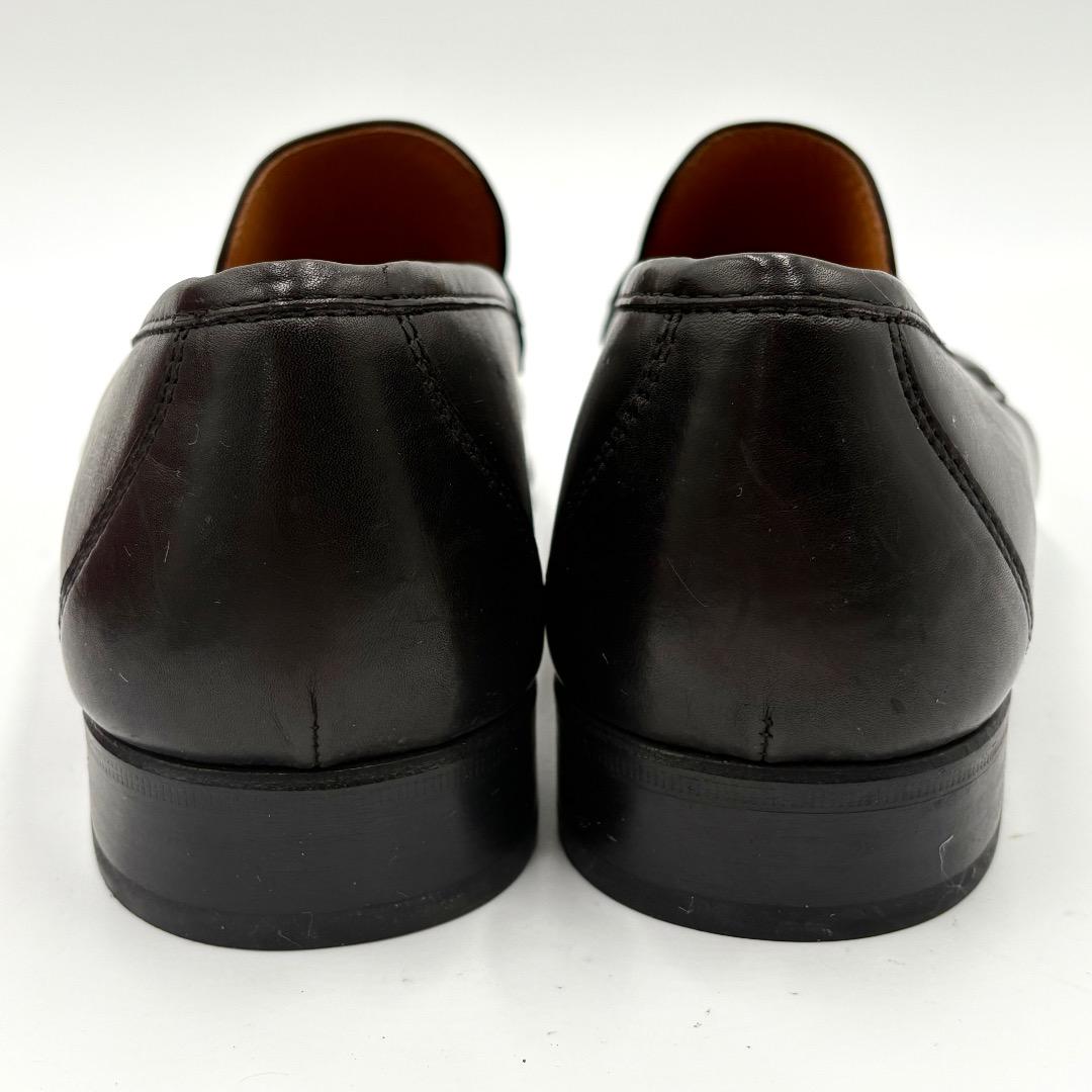 極美品 スレ小✨Ferragamo 8.5 ガンチーニ ローファー ブラック