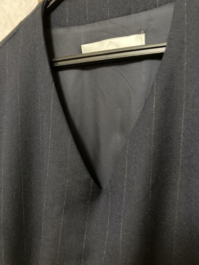 ethosens/エトセンス　15AW ピンストライプロングジャケット
