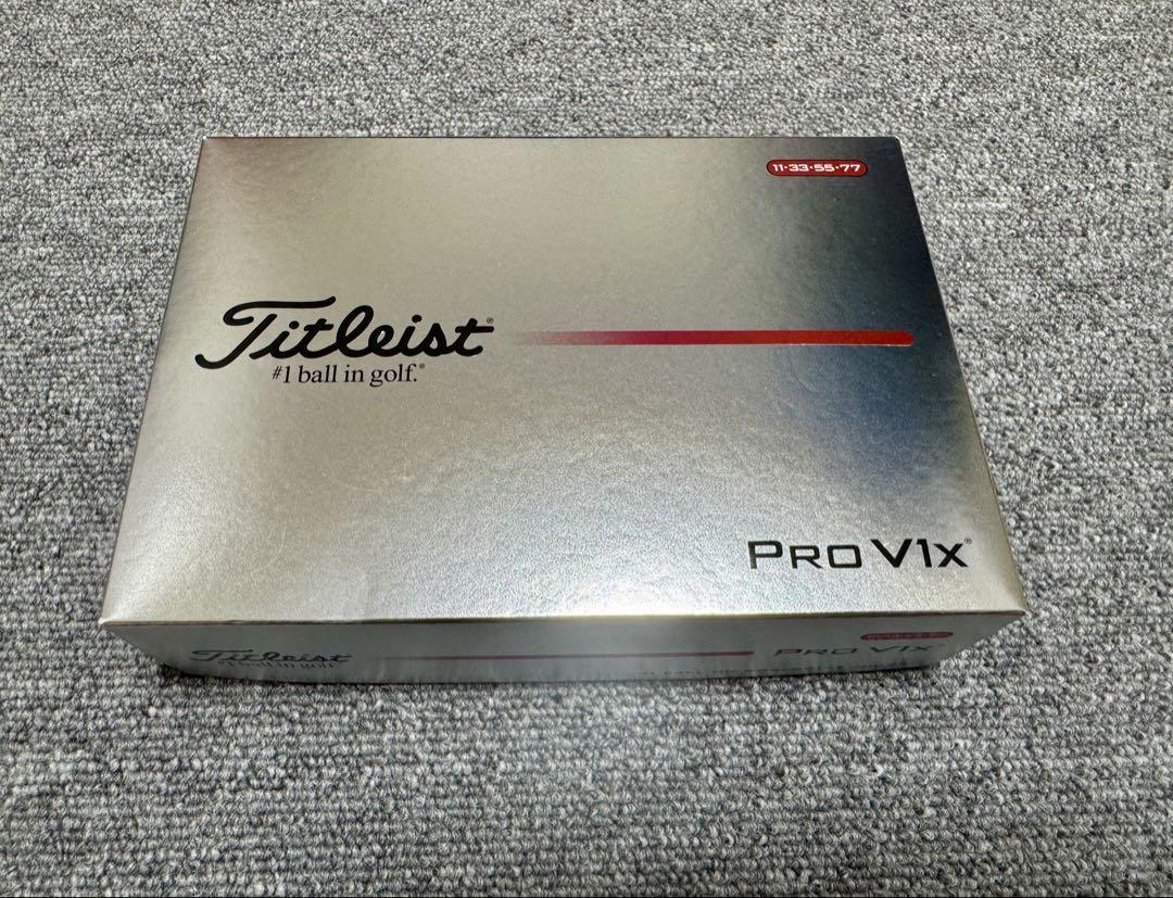 タイトリストPRO V1Xダブルナンバー新品1ダース