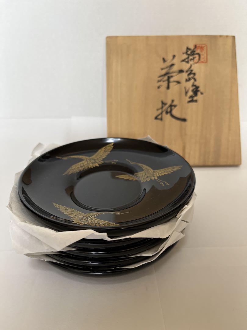 輪島塗 茶托 5枚セット