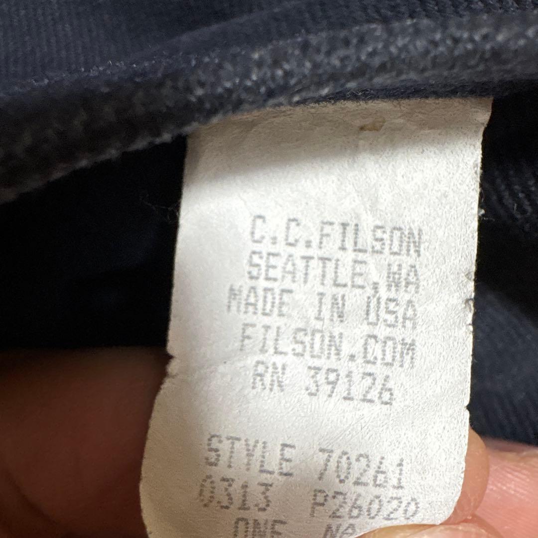 FILSON フィルソン ツイルトートバッグ ジッパー70261 ネイビー FILSON フィルソン ツイルトートバッグ ジッパー70261 ネイビー