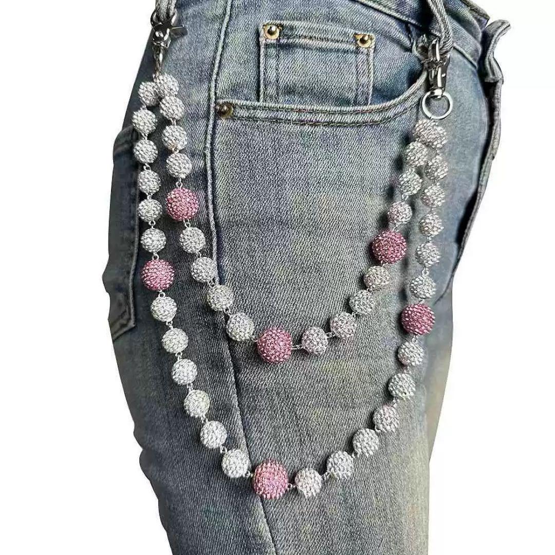 opium swarovsk icy walletchain ウォレットチェーン