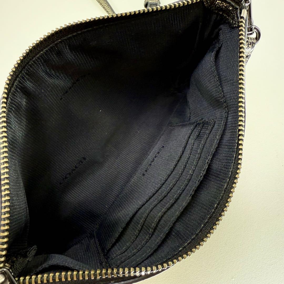 COACH】コーチ 銀馬車 2way お財布 ショルダーバッグ 金 6286