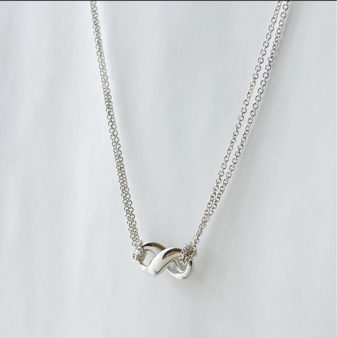 【極美品‼️】Tiffany&Co ティファニー ネックレス インフィニティ