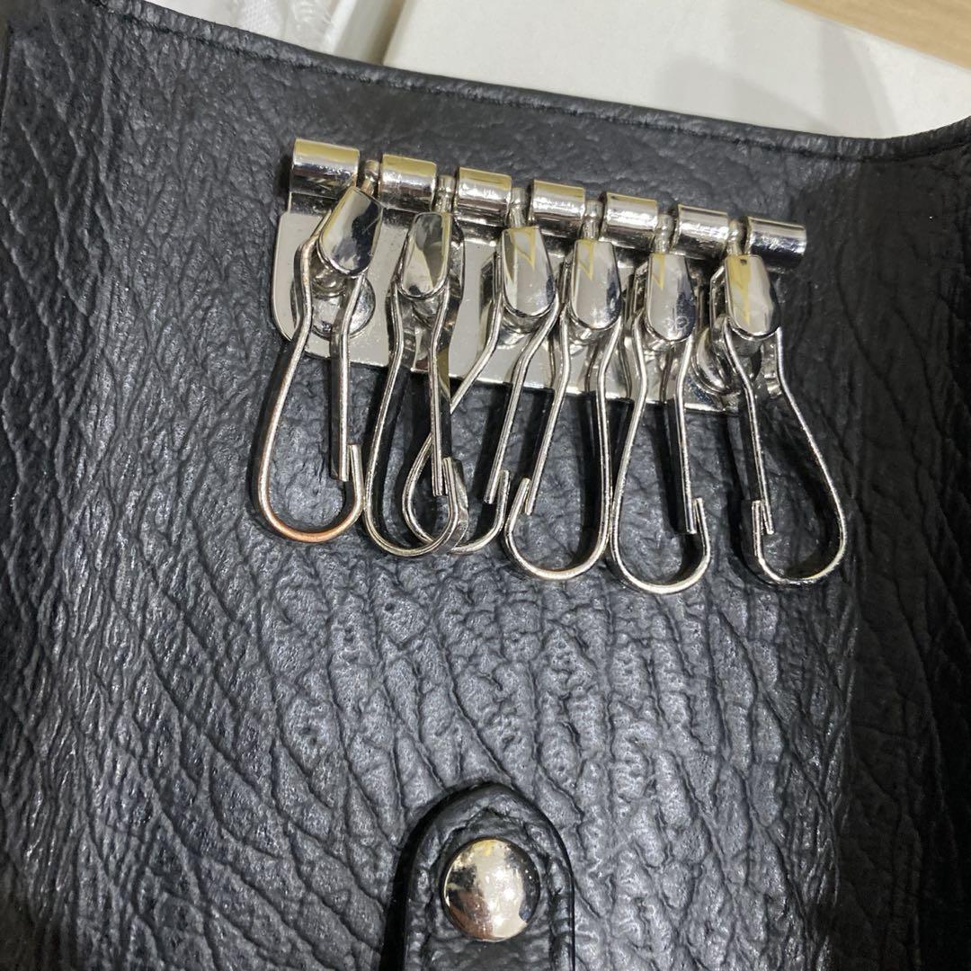Maison Margiela ブラックレザー キーケース