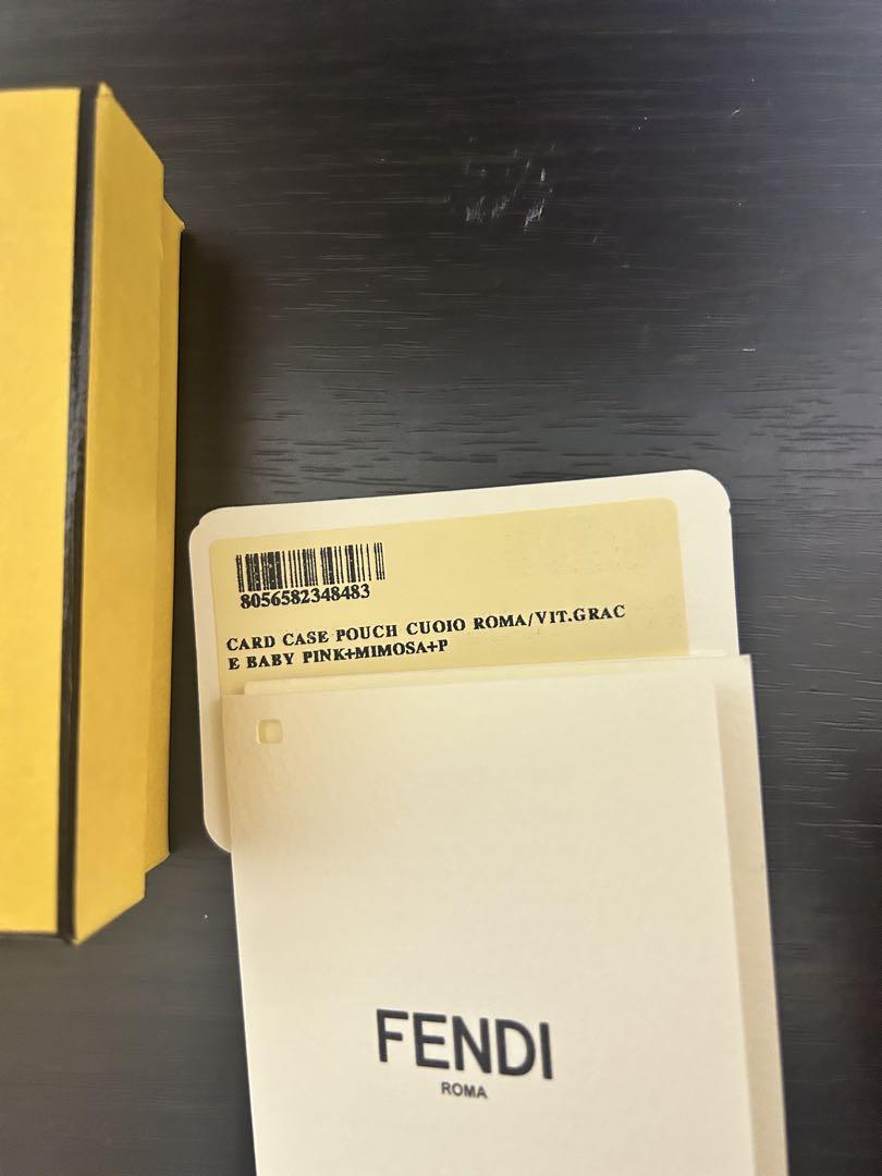 コインケース付きセレリア 財布 カーフレザー イエロー | Fendi