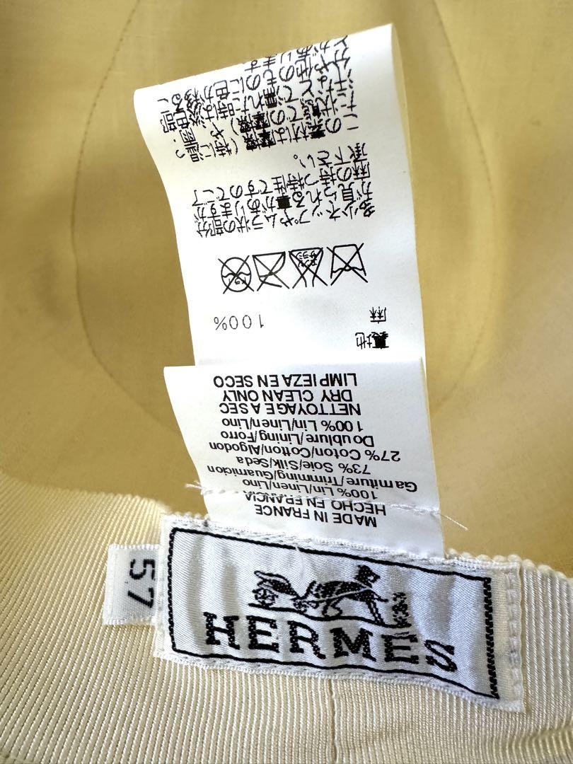 HERMES 帽子 ハット 57