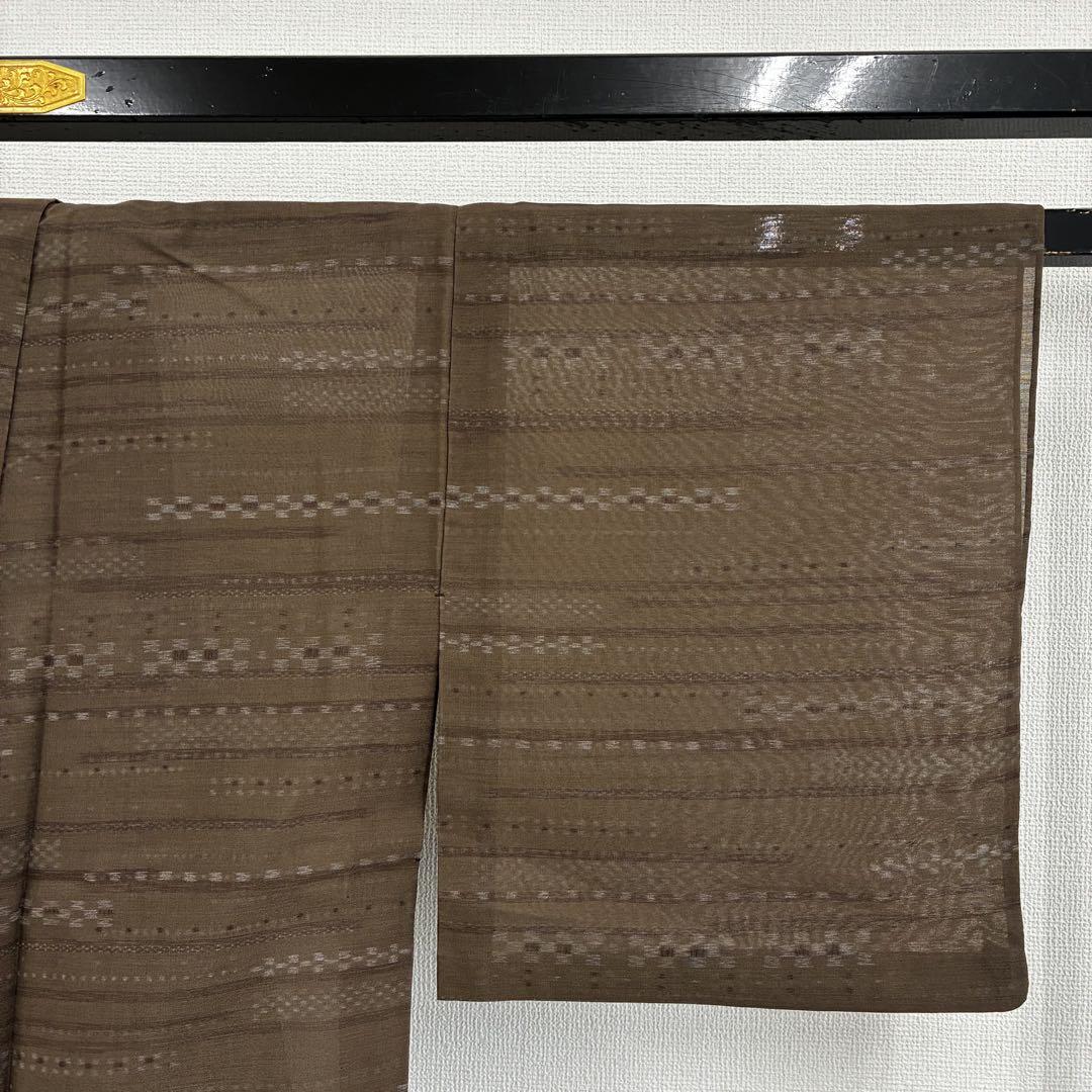 専用ページ夏着物 琉球 壁上布 裄65 横断 正絹 U-6728