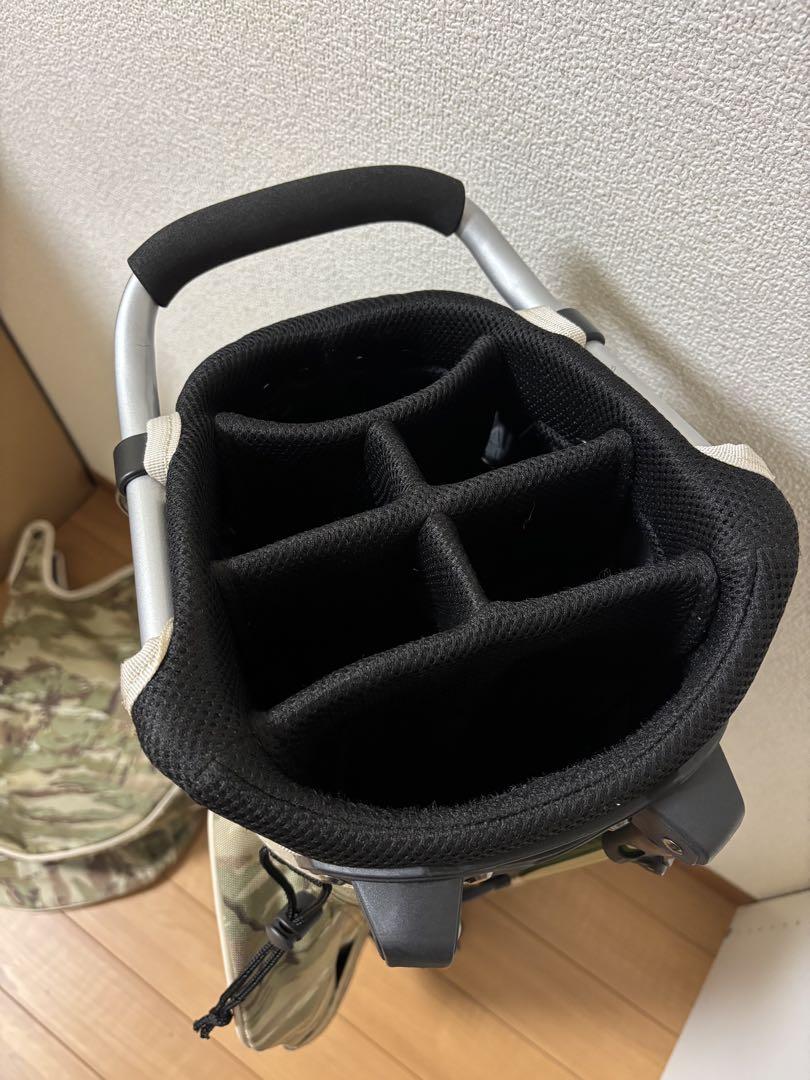 DOCUS DESIGN ドゥーカスデザイン迷彩キャディバッグ　ヘッドカバー付き