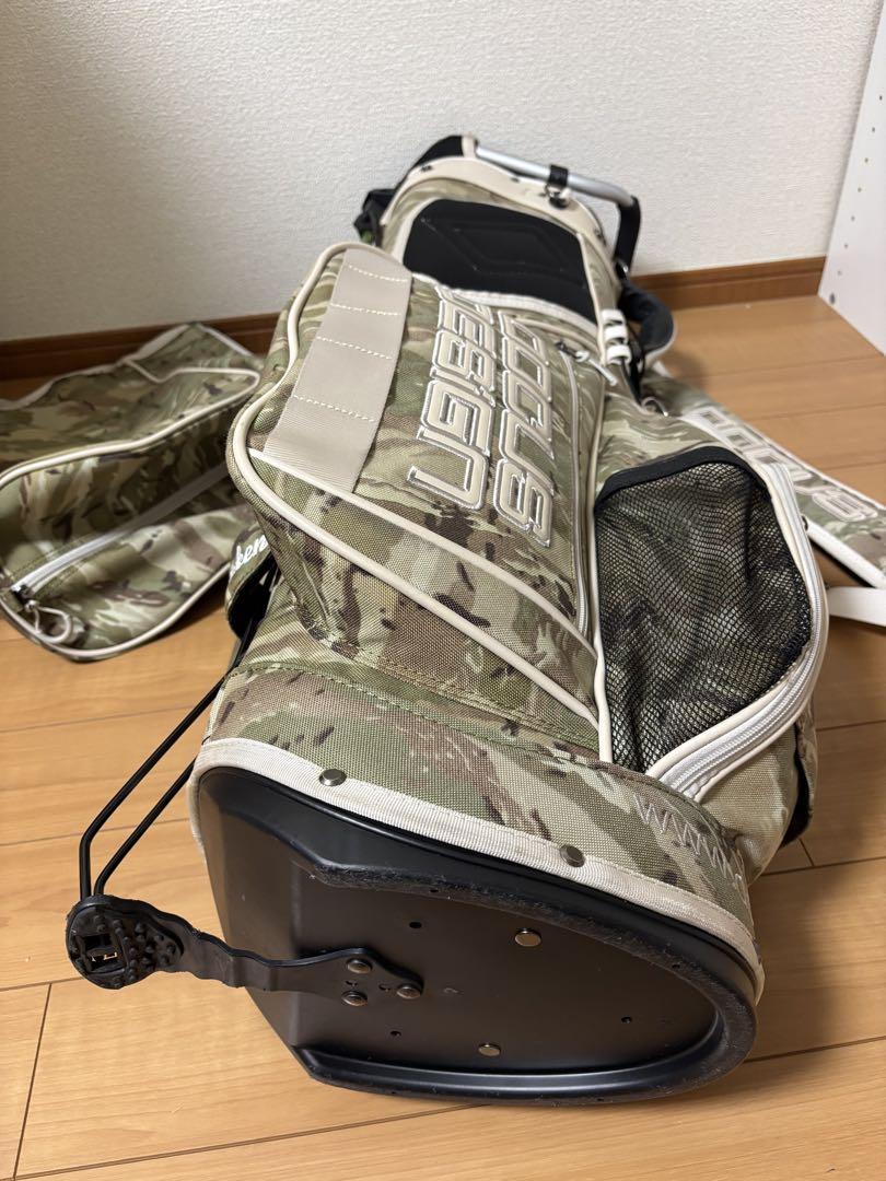 DOCUS DESIGN ドゥーカスデザイン迷彩キャディバッグ　ヘッドカバー付き