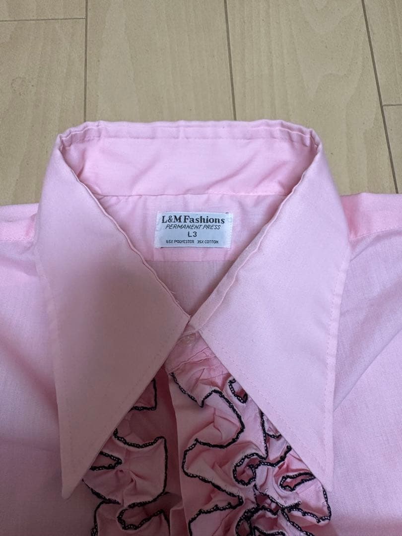 70 s ヴィンテージフリルシャツM WWW_HOMU-JOURNEY_COM