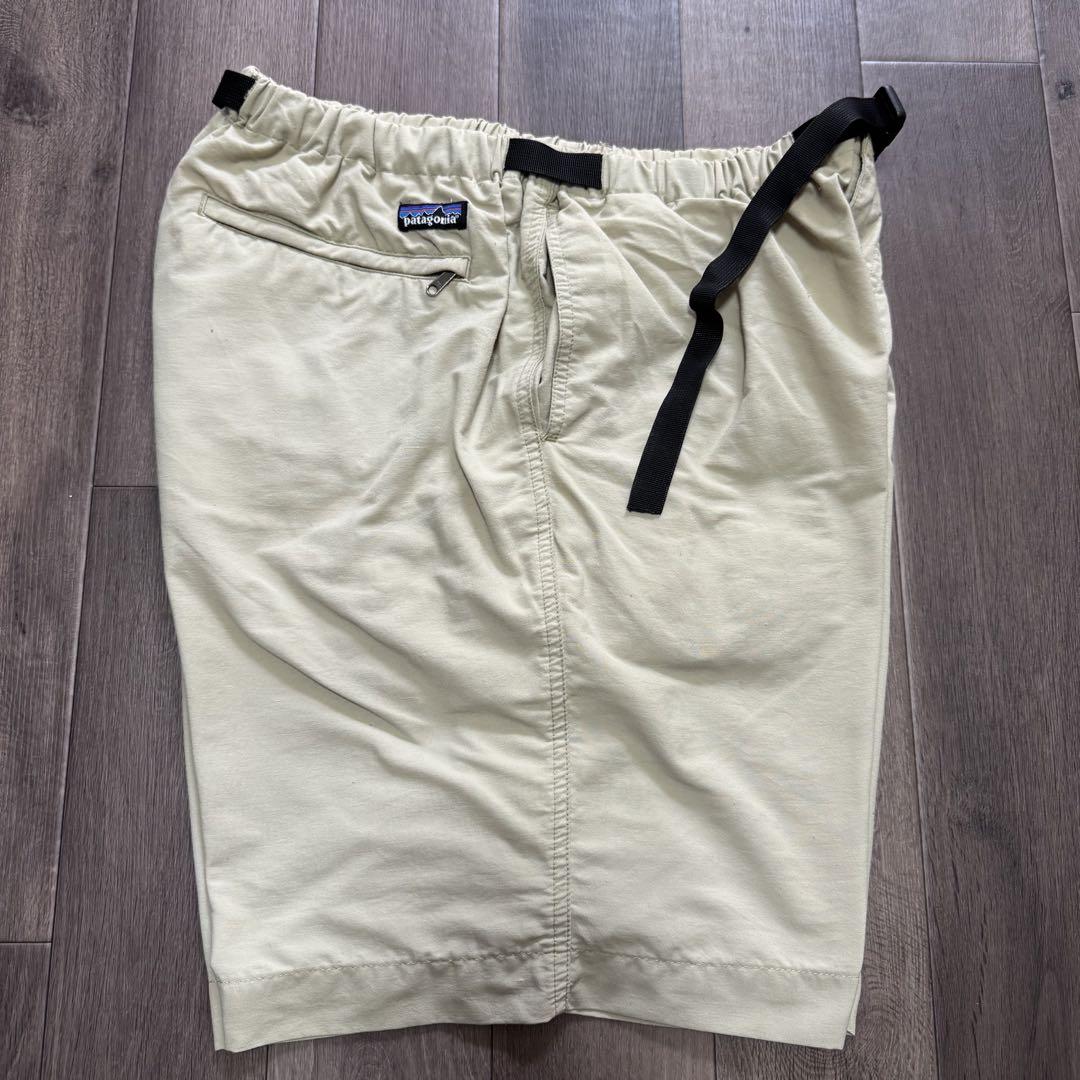 patagonia 01年製 ギ1ショーツ クリーム ナイロンショーツ XL