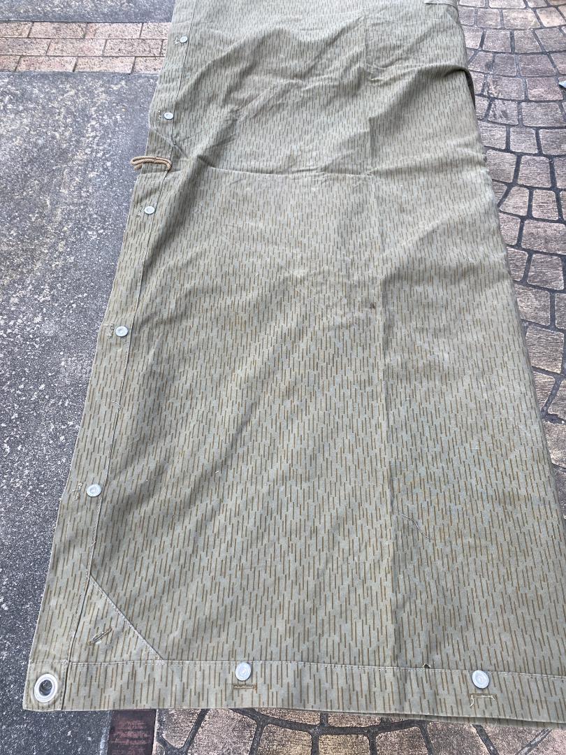 ★★ USED 東ドイツ軍 ポンチョテント ターポリン 軍幕 タープ １枚★