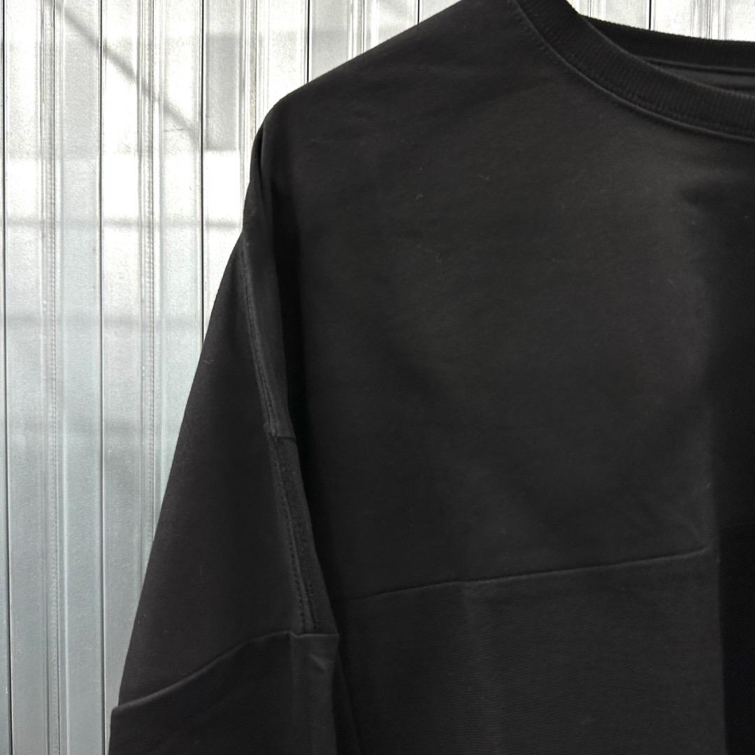 【未使用】30%オフ CAMBIO ロング Tシャツ ブラック サイズM
