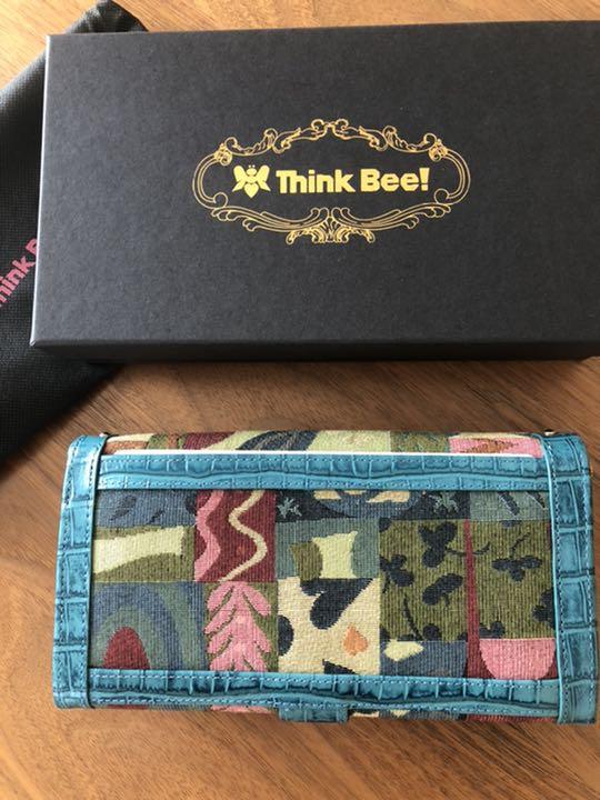 最安値セール 新品 長財布 ビーズ ターコイズ 本革 4dlb1-m52186741317 シンクビー think bee リッピ 特価豊富な