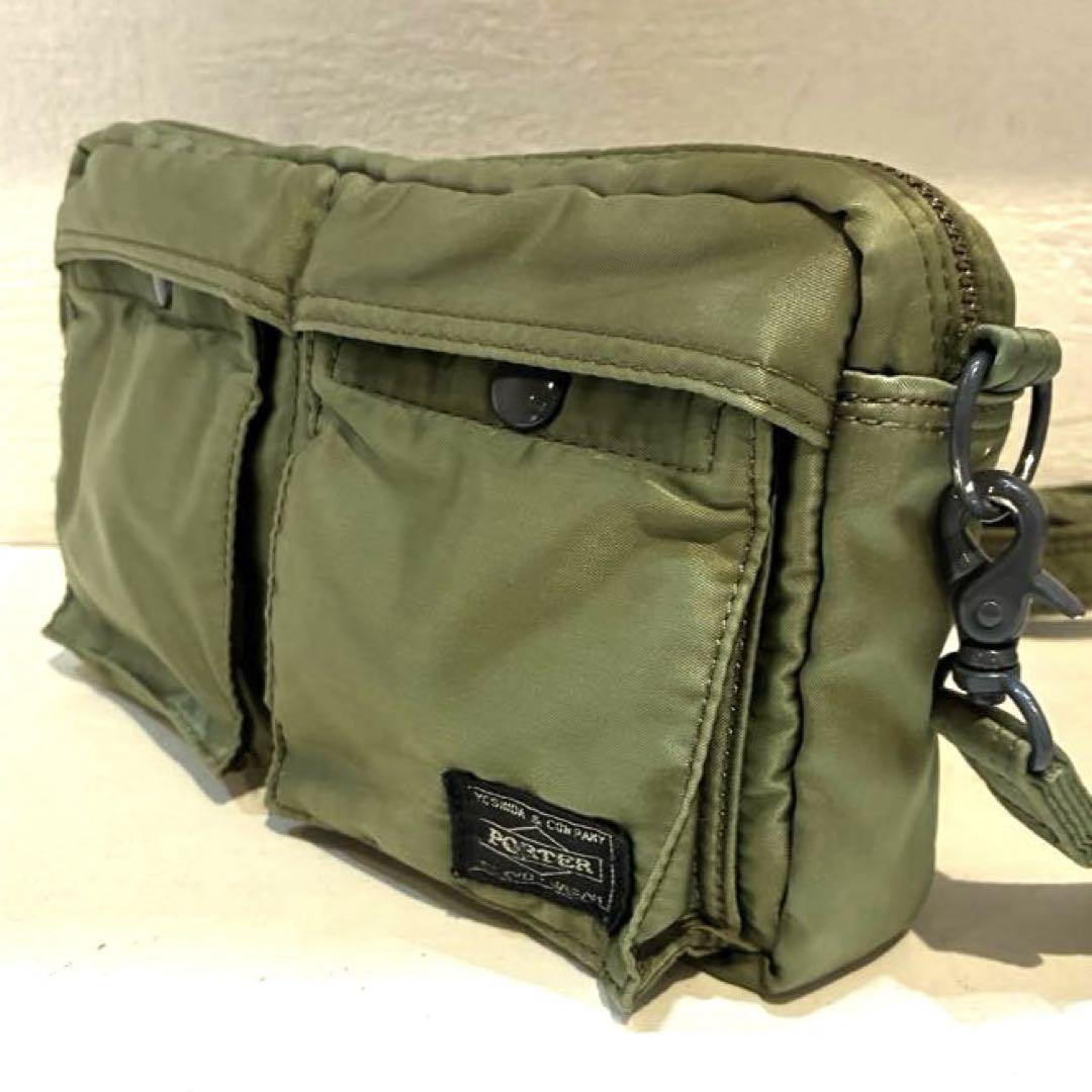 PORTER タンカー　ショルダーバッグ　セージグリーン