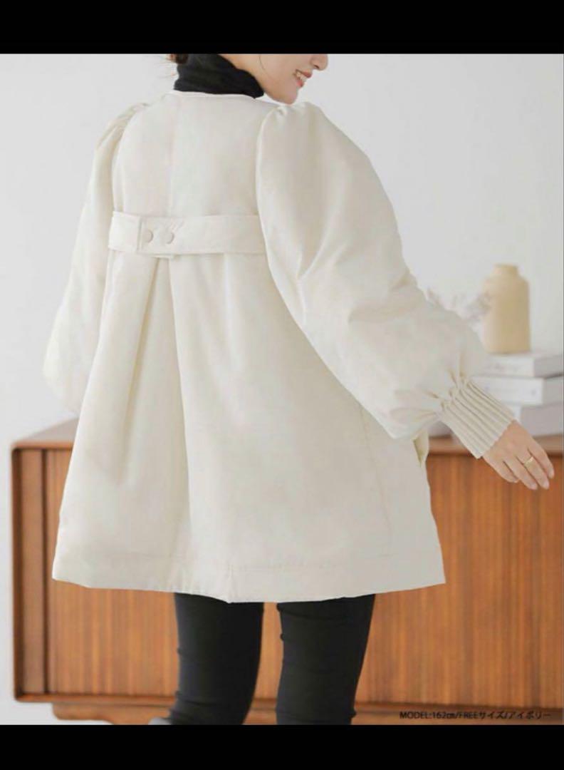未使用級　Fit more miku コラボ！ピンタックカフスボリュームアウター 未使用級Fit more miku コラボ！ピンタックカフスボリュームアウター