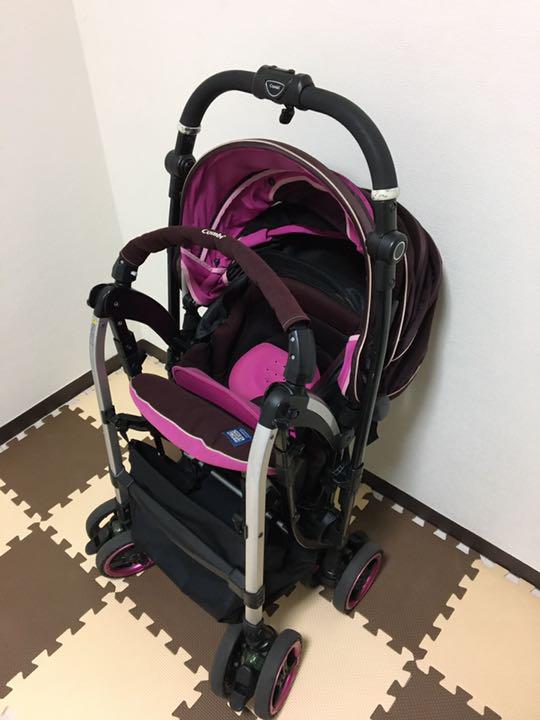 大人気限定SALE 美品 UE-720 アマランスピンク限定色 JmlYc-m52194306828 ベビーカー コンビ 定番人気人気SALE