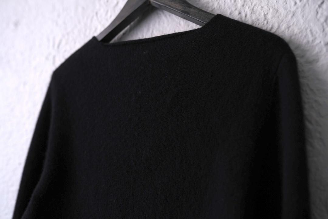 レーベルアンダーコンストラクション カシミヤクルーネックニットセーター