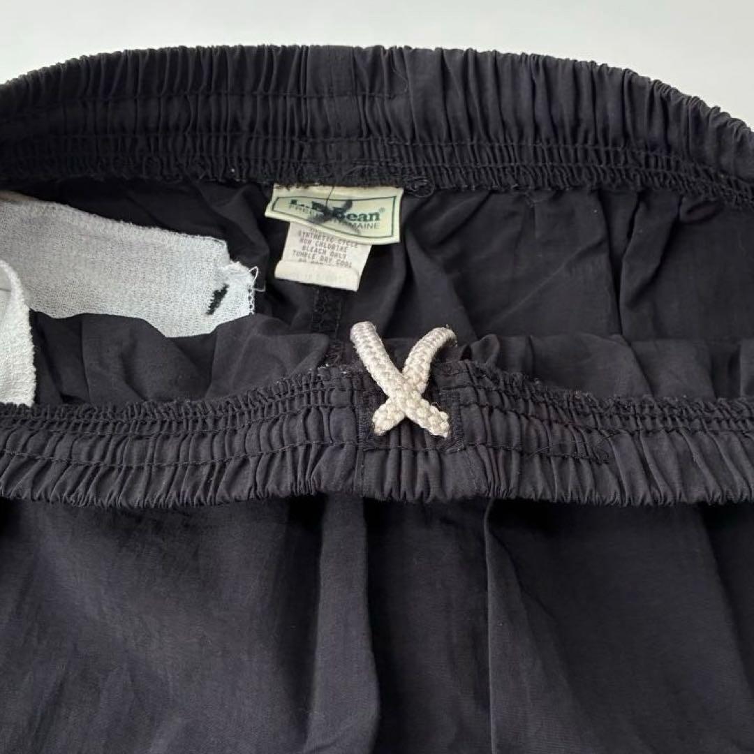 90s USA製 L.L.BEAM ブラック トレーニング パンツ