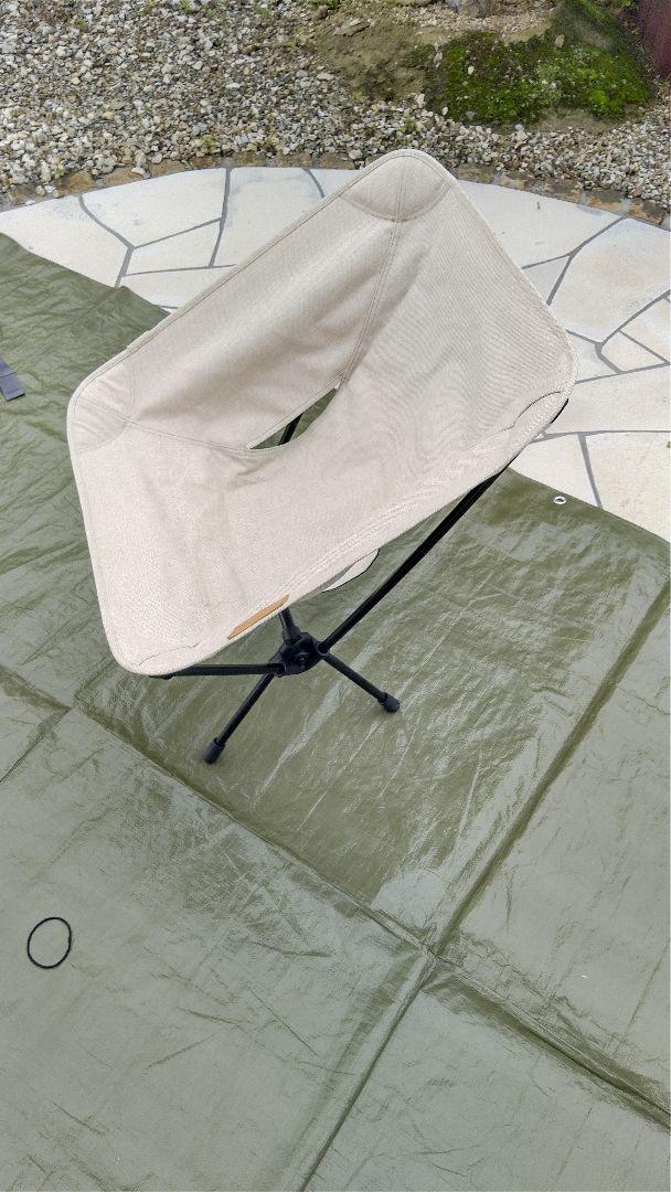 軽量アウトドアチェア ベージュ ヘリノックス コンフォートチェア