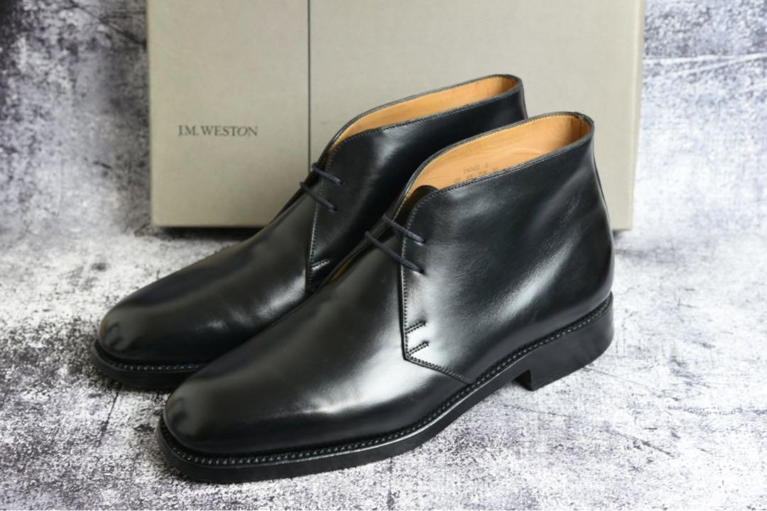 J.M.WESTON　#709　8E　ブラック　07ラスト　チャッカブーツ