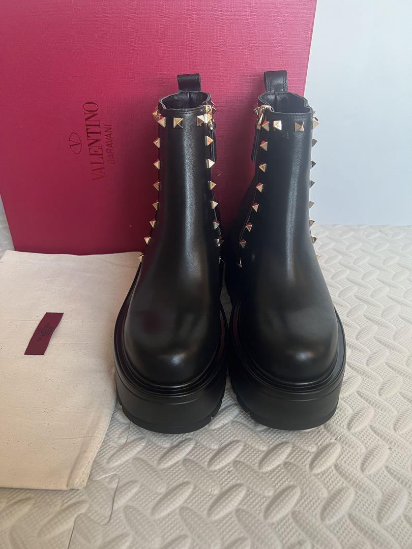 VALENTINO ヴァレンティノ ショートブ スタッズ ブーツ