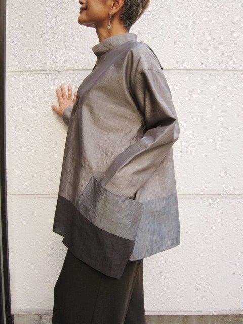 Mae 様ご専用 ババグーリ 「インドシルクコットン」アシンメトリープルオーバー 画像2