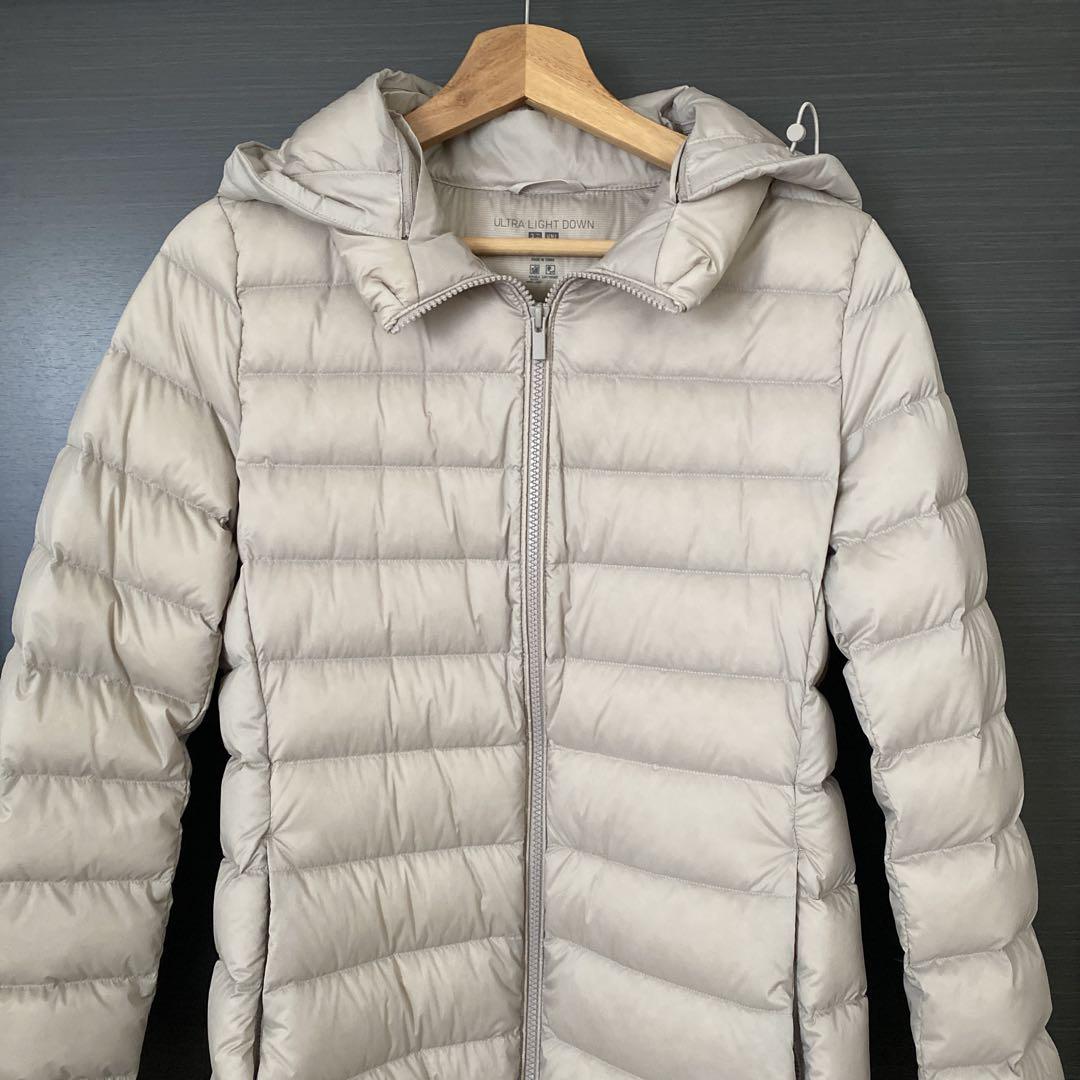 【UNIQLO】　新品　ウルトラライトダウンロングコート　M ベージュ　ユニクロ 今期 UNIQLO ウルトラライトダウンロングコート M ベージュ 未使用