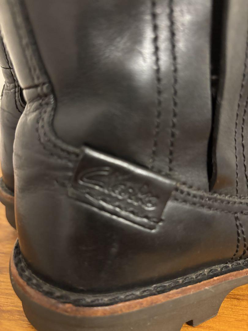 clarks クラーク　サイドゴアブーツ　エンジニアブーツUK7G