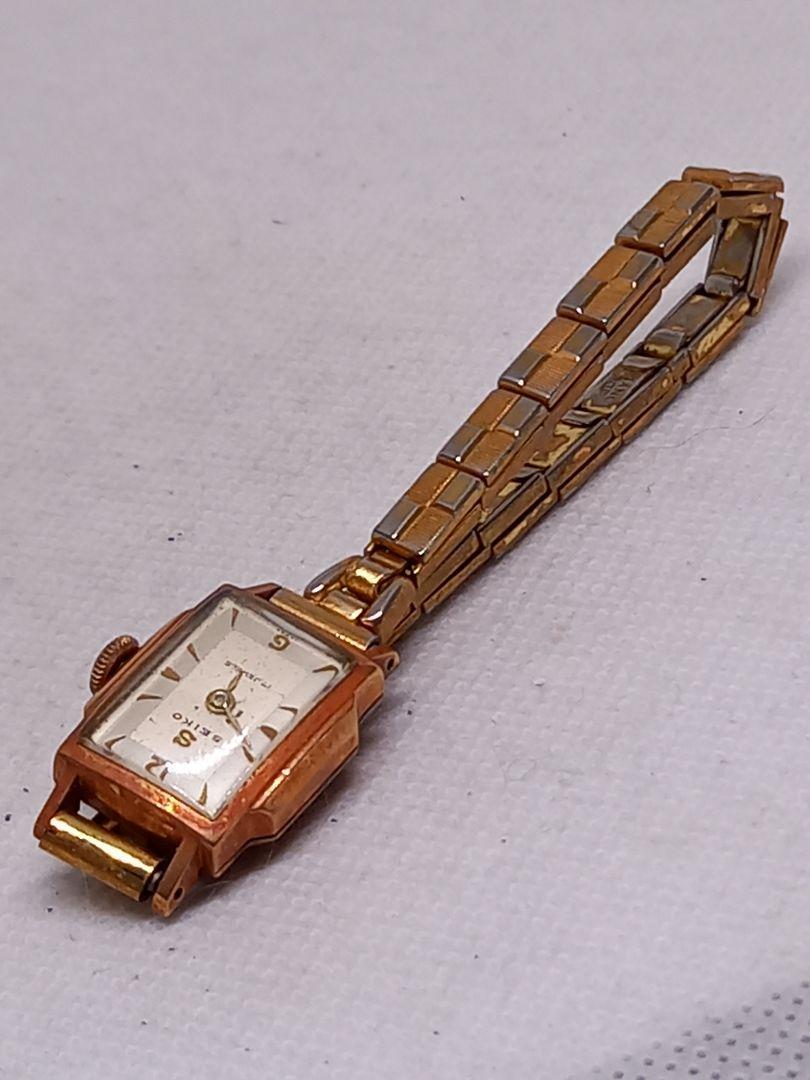 SEIKO 手巻き時計 17 JEWELS アイボリー